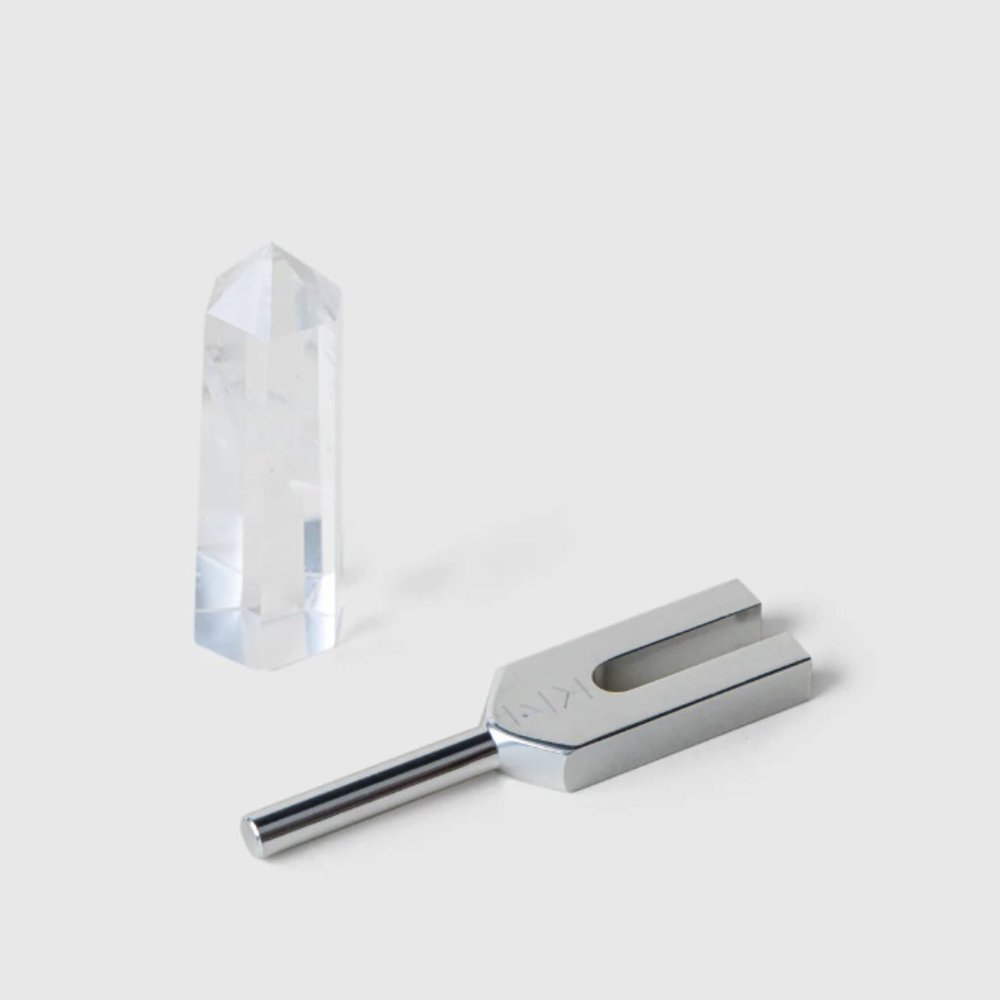 Tuning Fork and Quartz Crystal Set by KonMari Marie Kondo